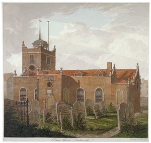 Szent Pál templom, Shadwell, London, 1810 alkotó: Francis Danby