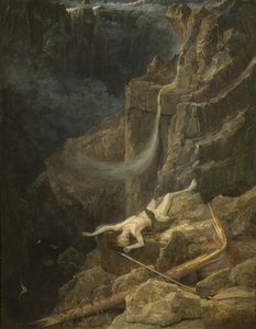 The Precipice, 1827 körül (olaj, panel) alkotó: Francis Danby