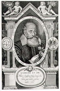 Matthias de Lobel (1538-1622) portréja a művész által metszett