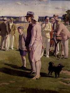 A krikettmeccs alkotó: Francis Dodd