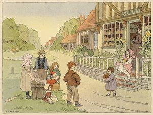 Bedford üzletek könyve: Baker (színes litográfia)