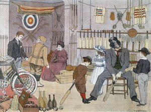 A sportbolt, a "The Book of Shops"-ból alkotó: Francis Donkin Bedford