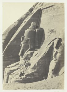 Abou Simbel, Núbia, 1857. alkotó: Francis Frith