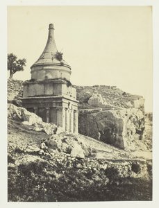 Absolon sírja, Jeruzsálem, 1857. alkotó: Francis Frith