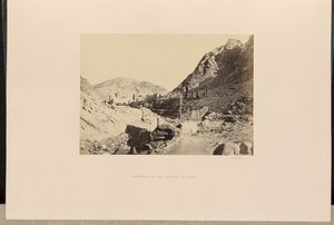 Megközelítés a Sinai kolostorhoz alkotó: Francis Frith