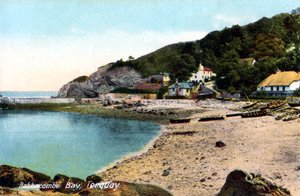 Babbacombe-öböl, Torquay, Devon, XX. század alkotó: Francis Frith