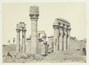 Kleopátra temploma Ermentben, Théba közelében, 1857.
