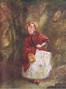 Dolly Varden, illusztráció a világ legjobb könyveinek könyvtárából, 1940 körül alkotó: Francis Frith