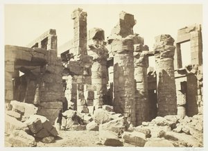 Oszlopok csarnoka, 1857. alkotó: Francis Frith