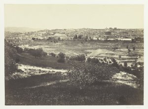 Jeruzsálem, az Olajfák hegyéről, No.1 alkotó: Francis Frith