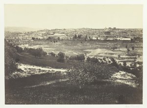 Jeruzsálem, az Olajfák hegyéről, 1857. 1. sz. alkotó: Francis Frith