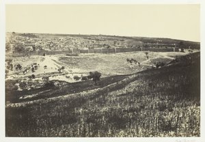Jeruzsálem, az Olajfák hegyéről, 1857. 2. sz. alkotó: Francis Frith