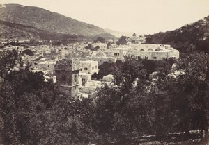 Nablous, Az ókori Sikem, 1857. alkotó: Francis Frith