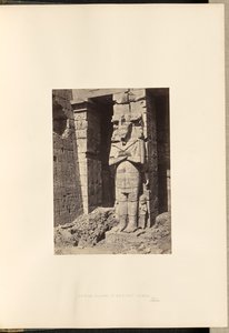 Osiride oszlopok Medinet Habou-ban, Thébában alkotó: Francis Frith