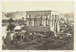 Fáraó ágya, Philæ, a Nagy Templomból, 1857. alkotó: Francis Frith