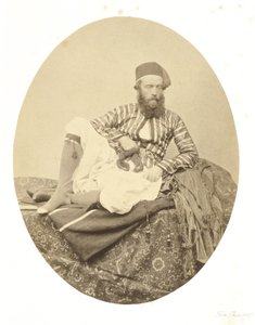 Portré, török nyári viselet alkotó: Francis Frith