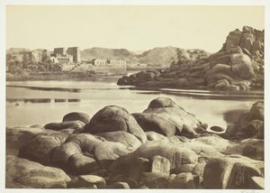 The Approach to Philae, c. 1857. alkotó: Francis Frith
