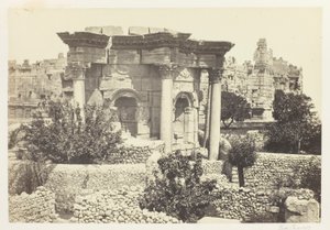 A körtemplom, Baalbek alkotó: Francis Frith