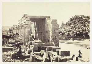 A Colonnade, Philæ-sziget alkotó: Francis Frith