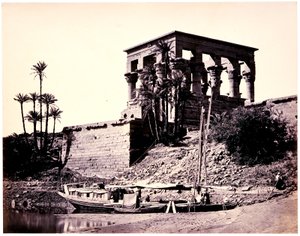 A hüpétrális templom, Philae alkotó: Francis Frith