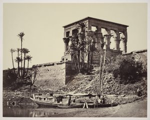 A hüpaitrális templom, Philae alkotó: Francis Frith