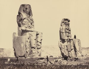 A síkság szobrai, Théba alkotó: Francis Frith