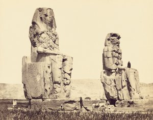 A síkság szobrai, Théba alkotó: Francis Frith