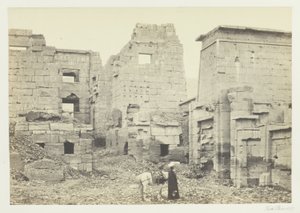 A templompalota, Medinet Haboo alkotó: Francis Frith