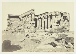 Maharaka temploma, Núbia, 1857. alkotó: Francis Frith