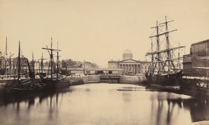 Liverpool kikötője. alkotó: Francis Frith