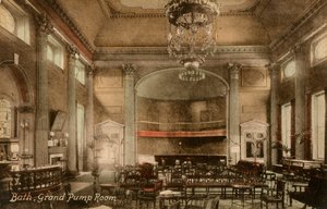 Grand Pump Room, Bath, Somerset, 19. század vége vagy 20. század eleje.