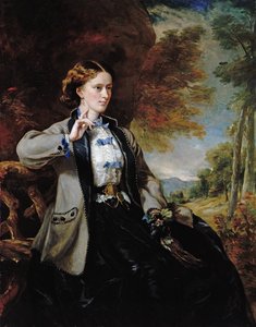 A honvéd arcképe. Mrs Meynell-Ingram (olaj, vászon) alkotó: Francis Grant