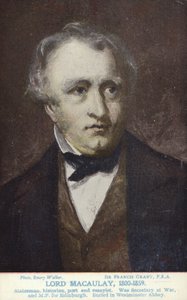 Thomas Babington Macaulay (1800-1859), angol politikus és történész
