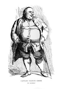 Francis Grose kapitány maga, 18. század.