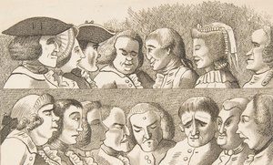 IV. tábla, a Karikatúrák rajzolásának szabályaiból, 1788. február 26.