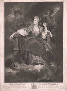Mrs. Siddons a tragikus múzsa karakterében alkotó: Francis Haward