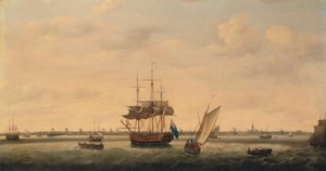 A fregatt „meglepetés” a norfolki Great Yarmouth melletti Anchorban