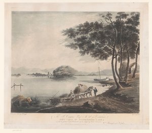 Kilátás a Windermere-re Kilátás a Windermere-tóra (cím a tárgyon) alkotó: Francis Jukes