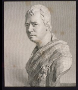 Sir Walter Scott (1771-1832) a "Gallery of Prints"-ből, 1833-ban megjelent (metszet) alkotó: Francis Legatt Chantrey