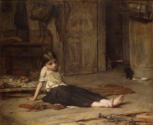 Arcok a tűzben, 1867 alkotó: Francis Montague Holl