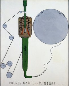 Prenez garde a la peinture (Vigyázz a festészetre) alkotó: Francis Picabia