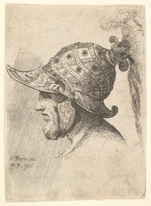 Sisakos fej, 1662-78.