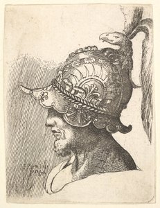 Sisakos fej, 1662-78.