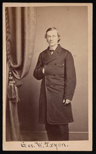 George Washington Tryon portréja 1838-1888, 1860 körül. alkotó: Francis S Keeler