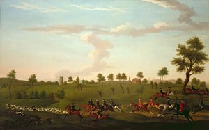 Vadászjelenet: Full Cry, 1755-60 körül (olaj, vászon)