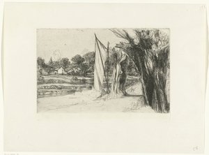 Thames Ditton Thames Ditton – vitorlával alkotó: Francis Seymour Haden (Sir)