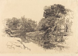 Egy folyó Írországban alkotó: Francis Seymour Haden