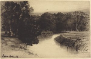 Naplemente Írországban alkotó: Francis Seymour Haden
