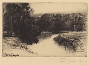 Naplemente Írországban alkotó: Francis Seymour Haden