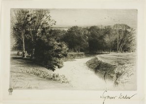 Naplemente Írországban alkotó: Francis Seymour Haden
